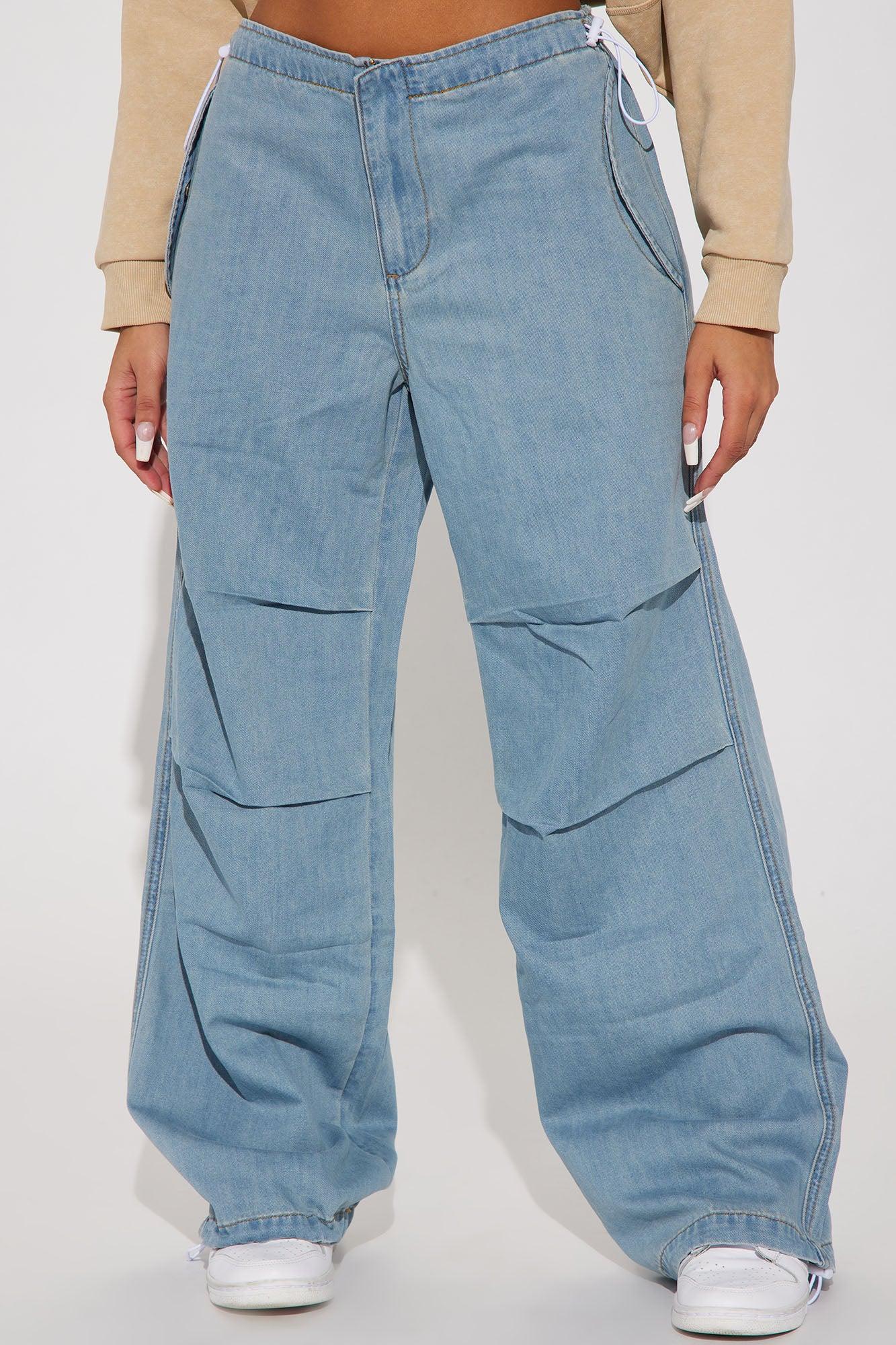 Can't Help Myself Non Stretch Soft Jeans - Light Wash Product Image