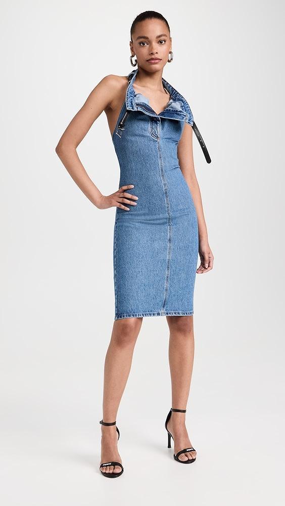 Coperni Belt Halter Neck Dress | Shopbop Product Image