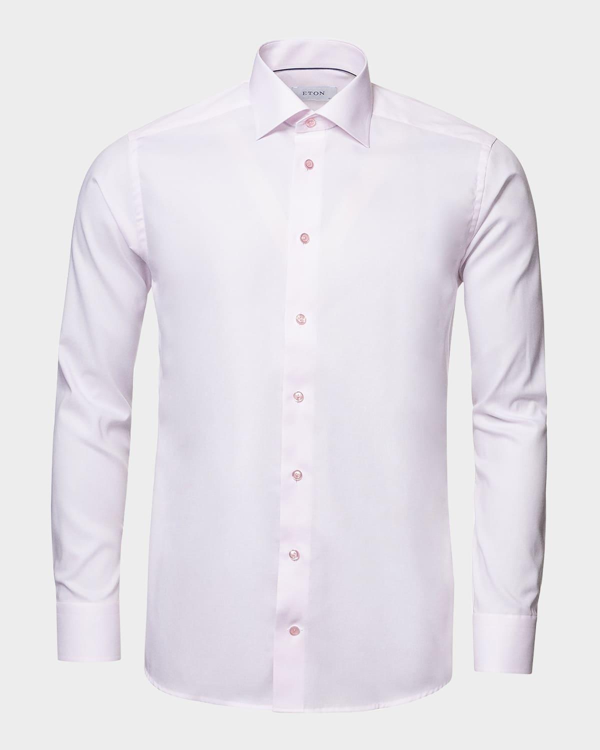 Eton Slim Fit Textured Solid Shirt Product Image