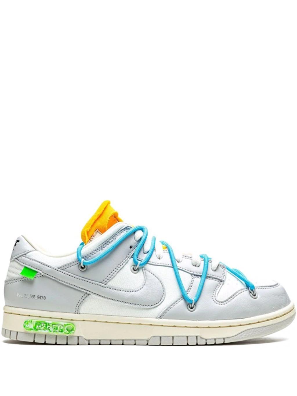 X Off-white Dunk Low Sneakers In Grey Product Image