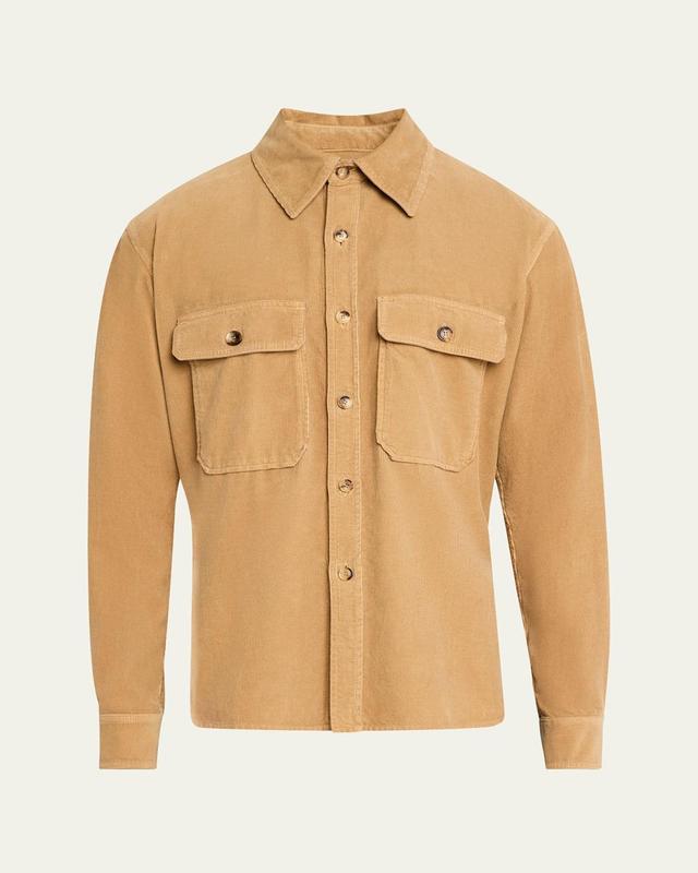 Mens 2-Pocket Corduroy Overshirt Product Image