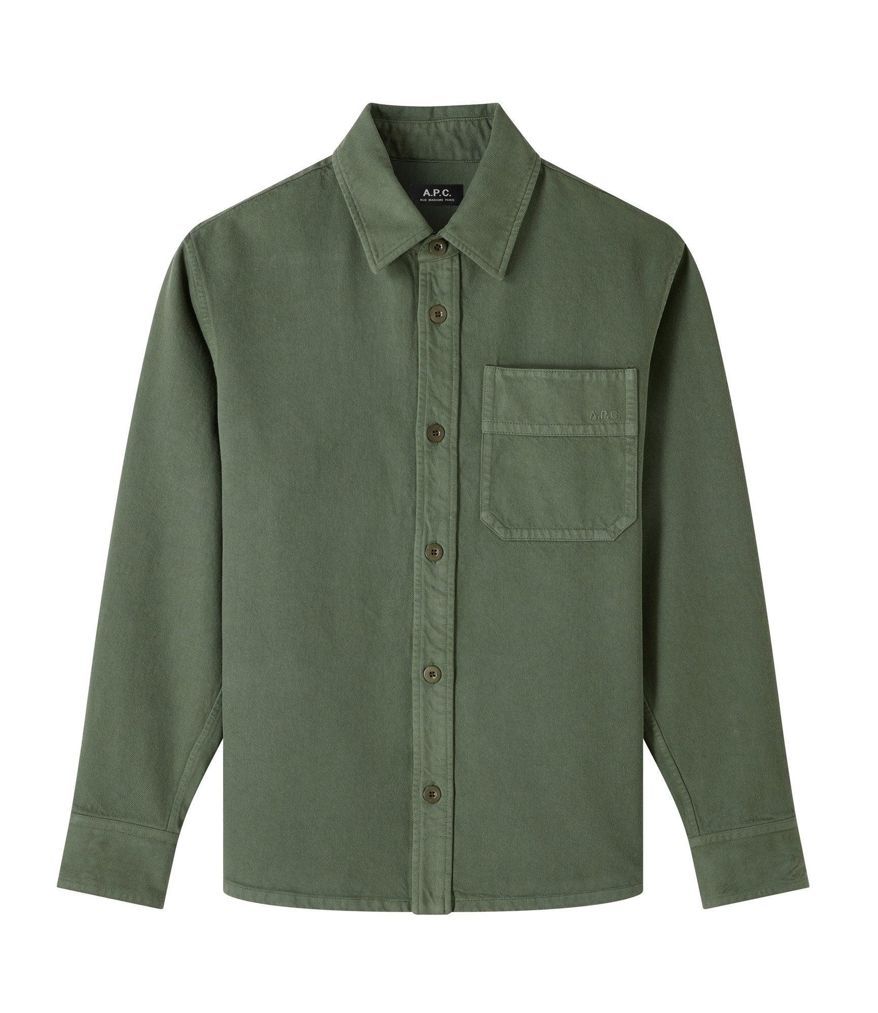 Basile Brodée Poitrine overshirt Male Product Image