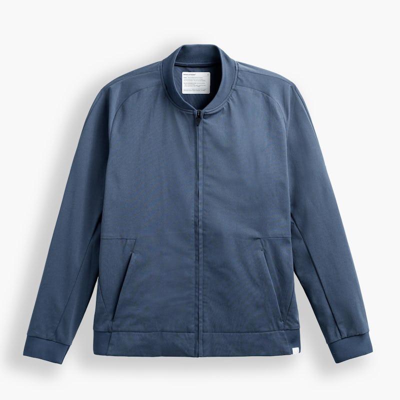 Shadow Blue Heather Men's Kinetic Bomber Jacket Product Image