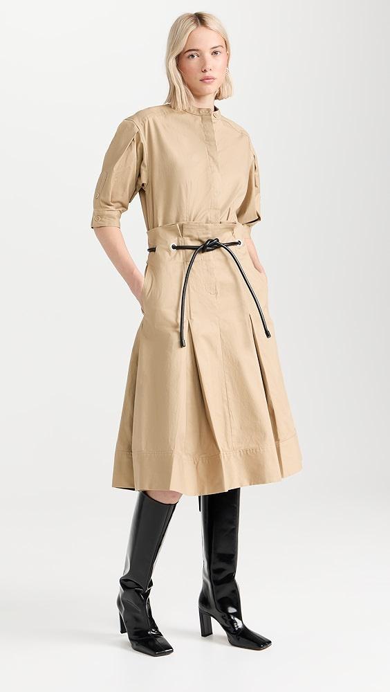 3.1 Phillip Lim Band Collar Origami Shirt Dress | Shopbop Product Image