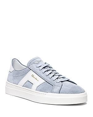 Santoni Mens Double Buckle Lace Up Sneakers Product Image