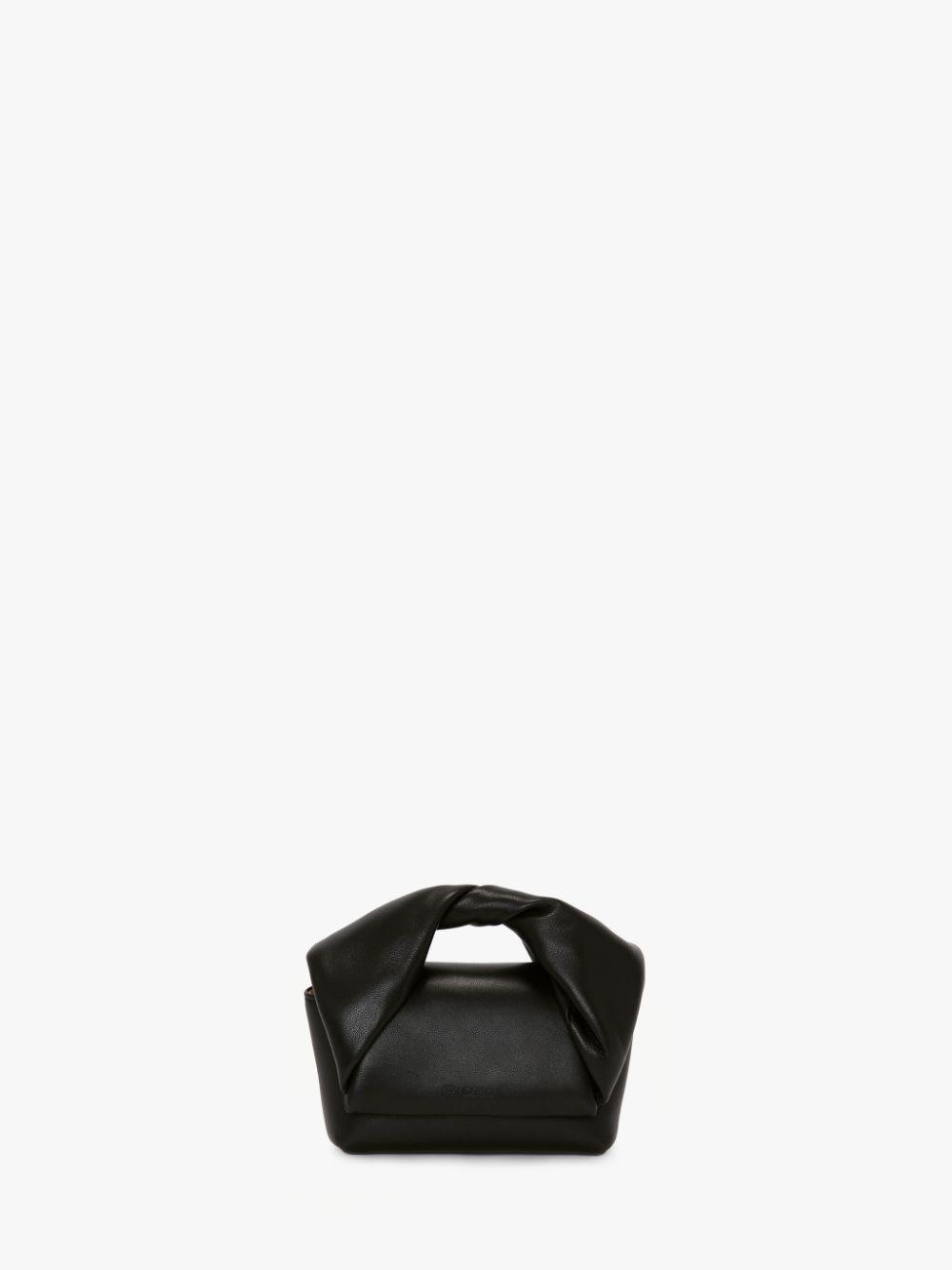 MINI TWISTER - LEATHER MINI BAG in black | JW Anderson US  Product Image