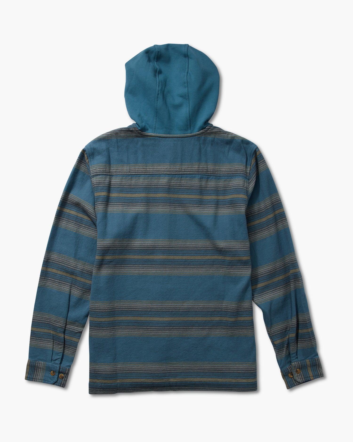 Outback Hooded Flannel - Steel Blue Male Product Image