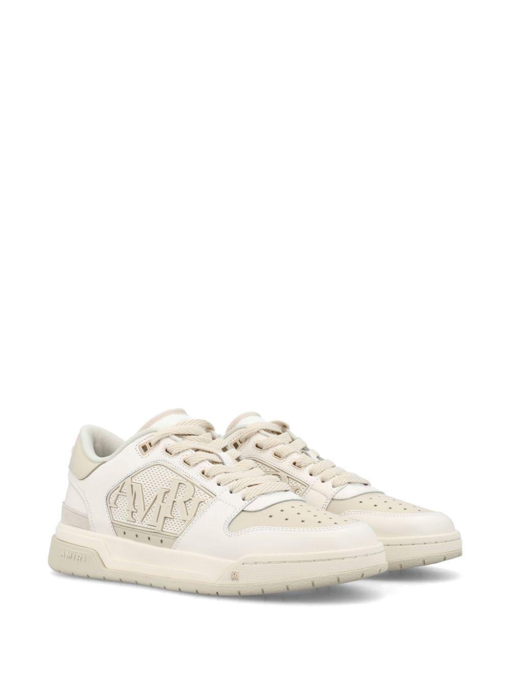 AMIRI Classic Logo-appliqué Sneakers In White Product Image