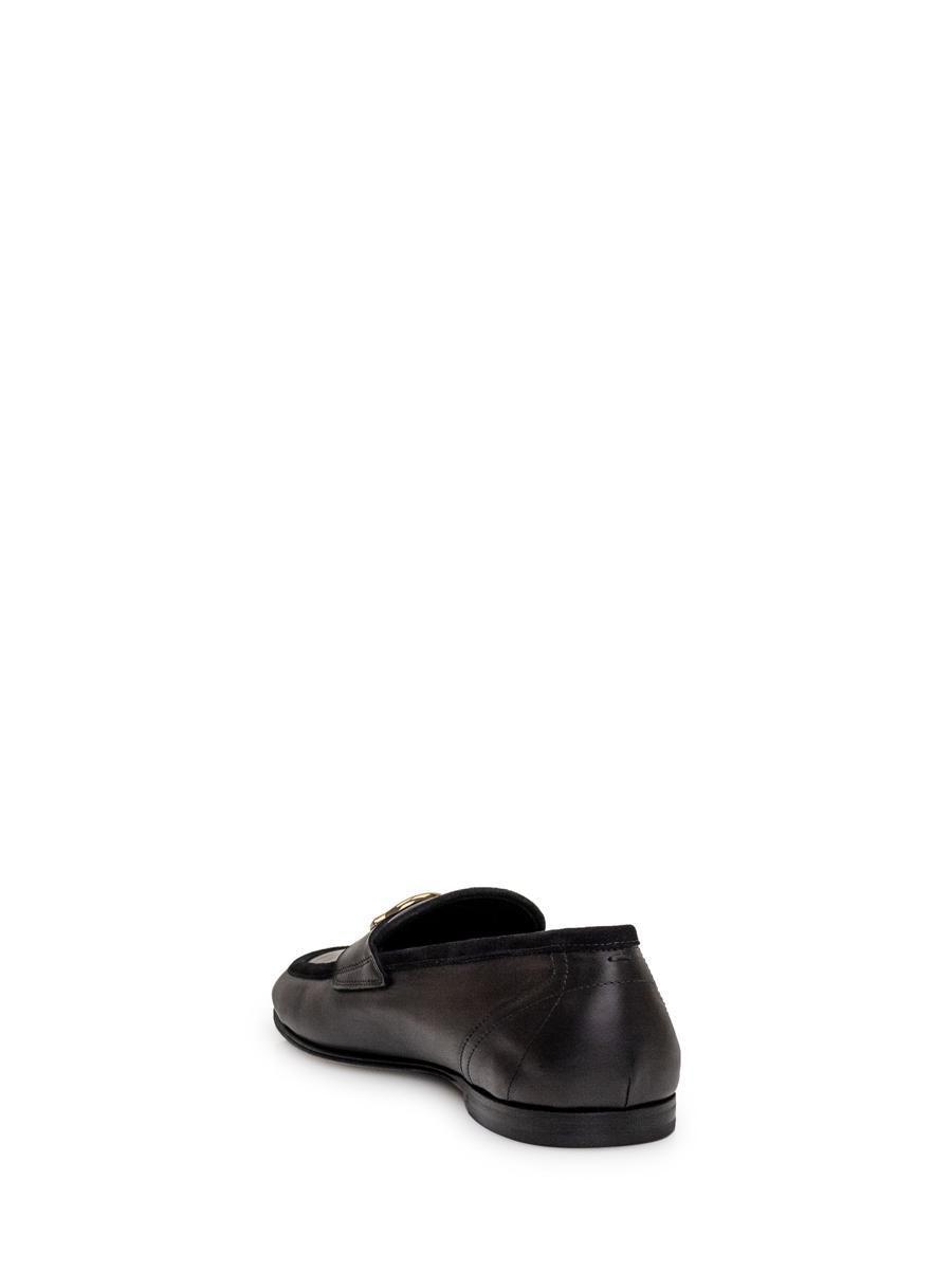 Black Logo Loafers Product Image