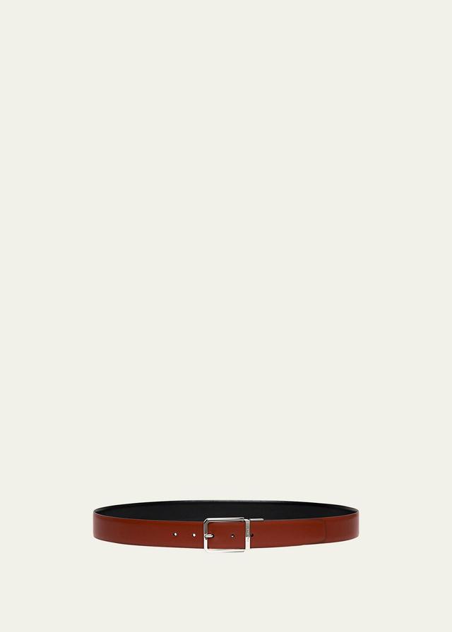 Santoni Reversible Leather Belt Product Image