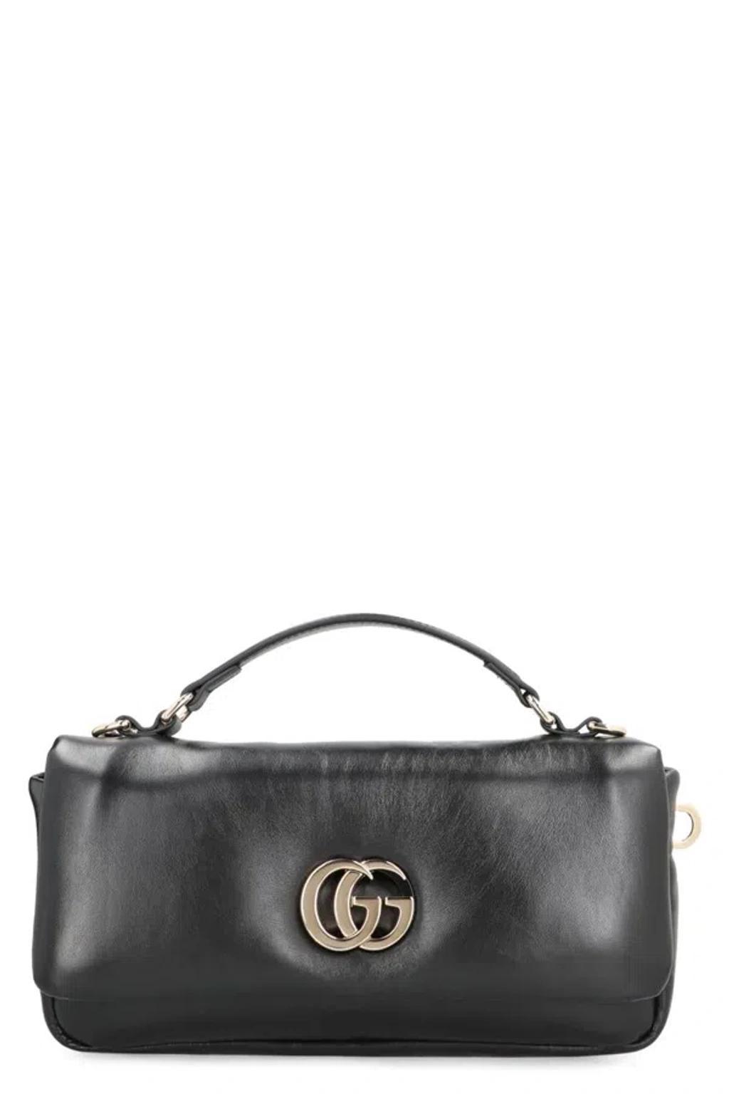 GUCCI Women's Gg Milano Small Top Handle Bag In Black Product Image