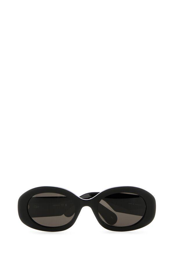 Chloe Woman Black Acetate Sunglasses Product Image