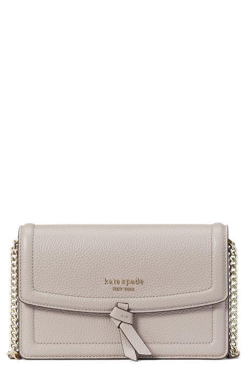 Kate Spade New York Knott Pebbled Leather Flap Crossbody Product Image