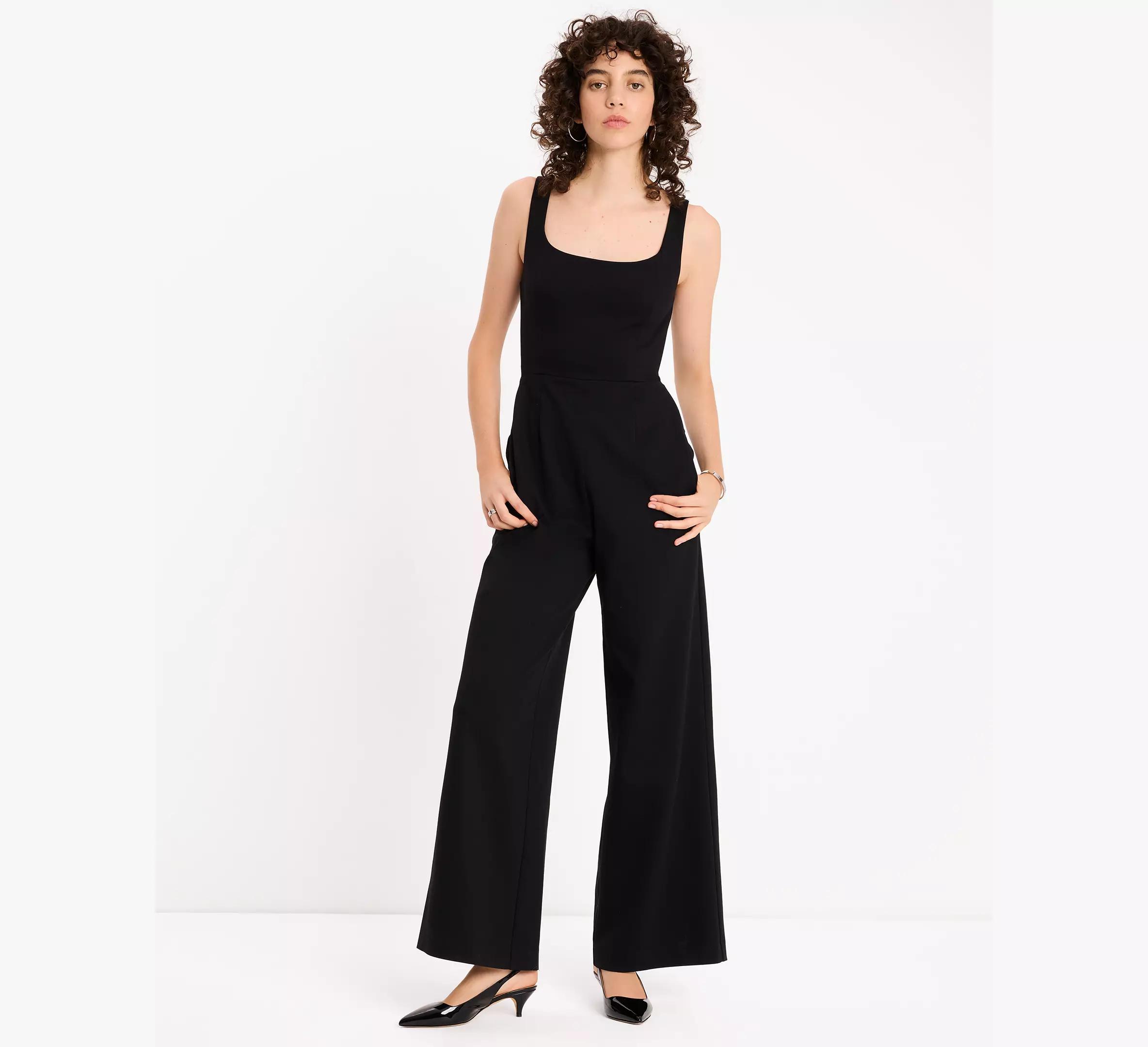 Embellished Bow Ponte Jumpsuit Product Image