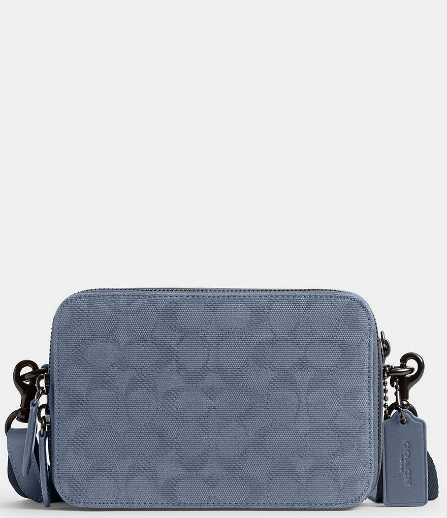 COACH Charter Signature Jacquard/Refined Calfskin Leather Crossbody Bag Product Image