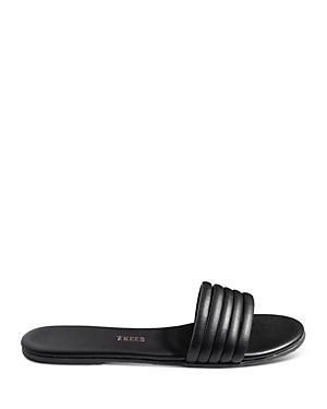 TKEES Serena Sandal in Black. Size 9. Product Image