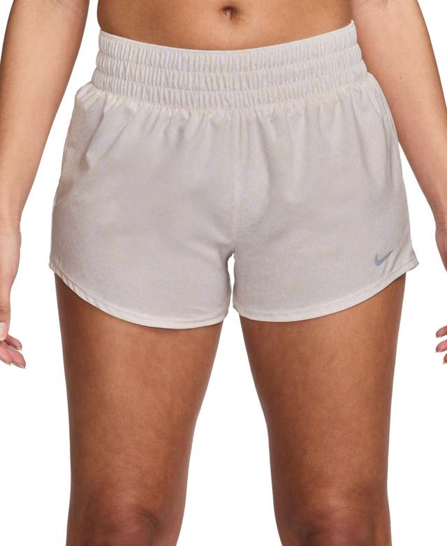 Nike Womens One Dri-fit Mid-Rise 3 Brief-Lined Shorts Product Image