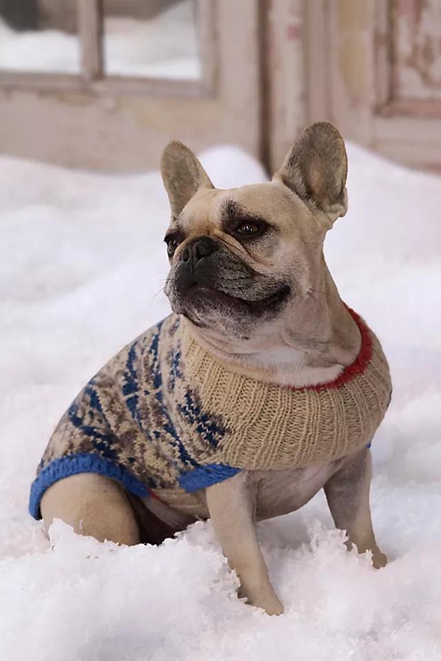 Snowflake Dog Sweater Product Image