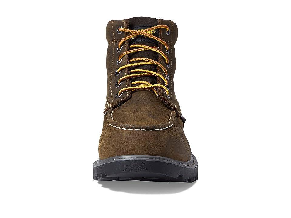 Wolverine Floorhand Moc Toe Mens Waterproof Work Boots Dark Brown Product Image