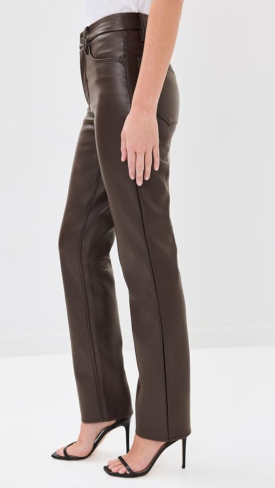 Good American Better Than Leather Good Icon Pants | Shopbop Product Image