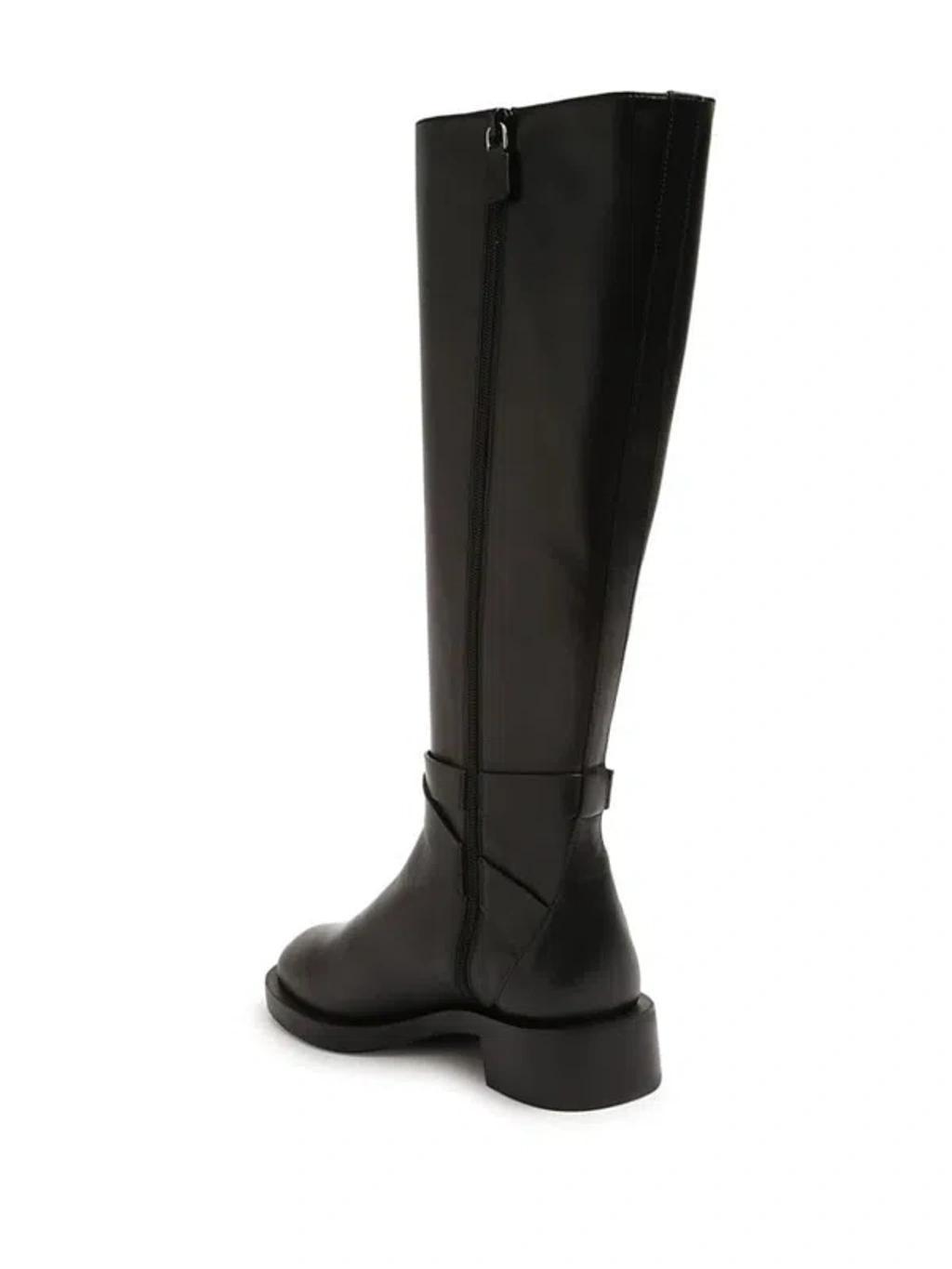 STUART WEITZMAN Bella Zipped Boots In Black Product Image