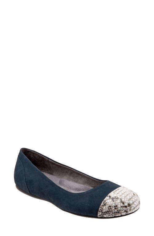 SoftWalk Sonoma Cap Toe Flat Product Image