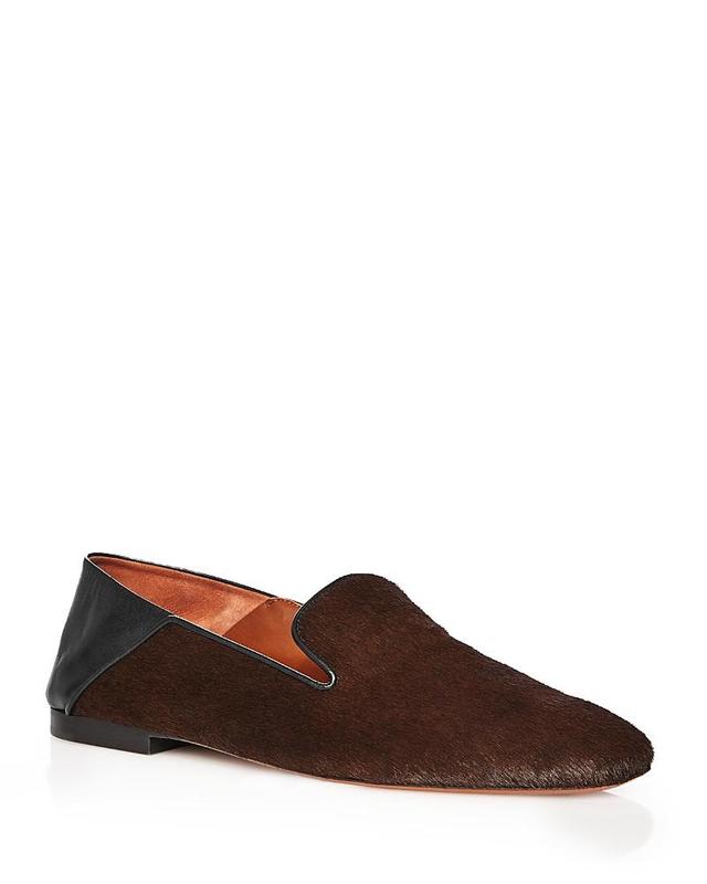 Wales Bonner Mens Calf Hair Slip On Loafers Product Image