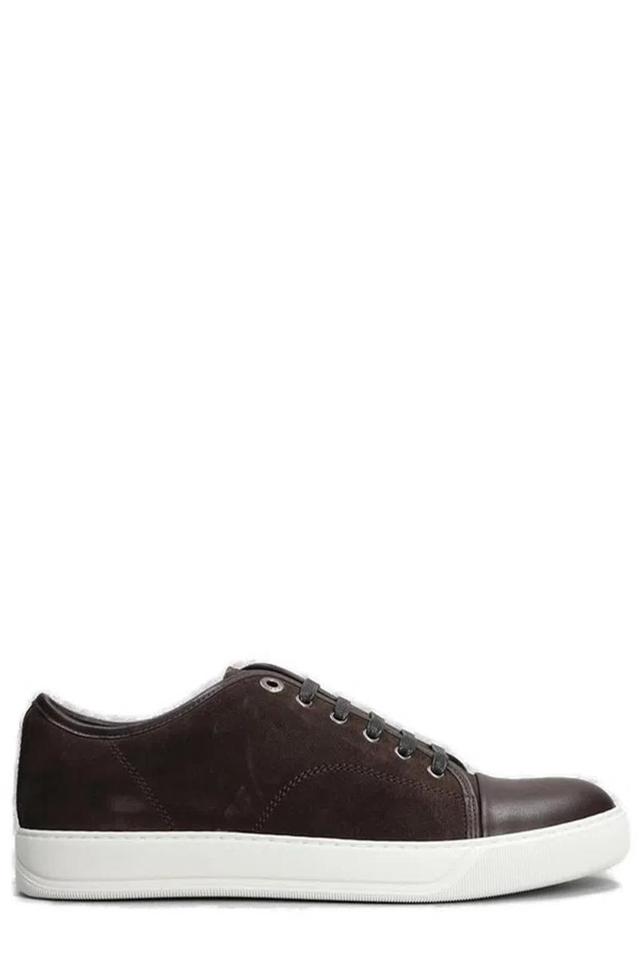 LANVIN Dbb1 Sneakers In Brown Suede Product Image