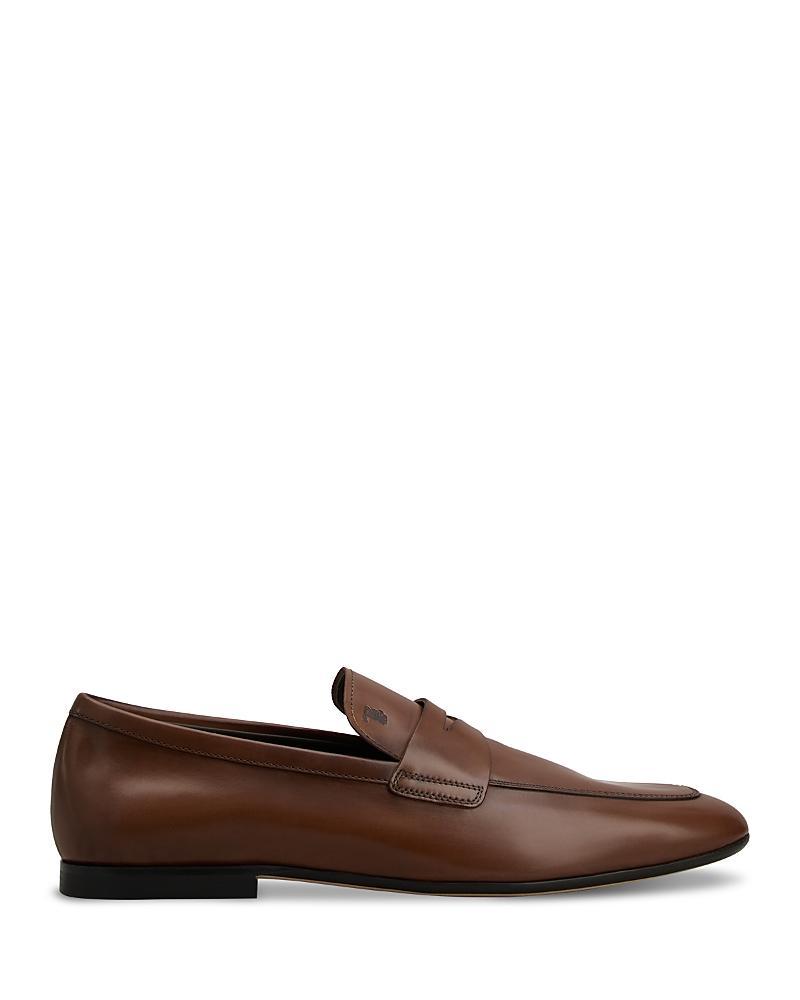 Mens Mocassino Cuoio Leather Penny Loafers Product Image