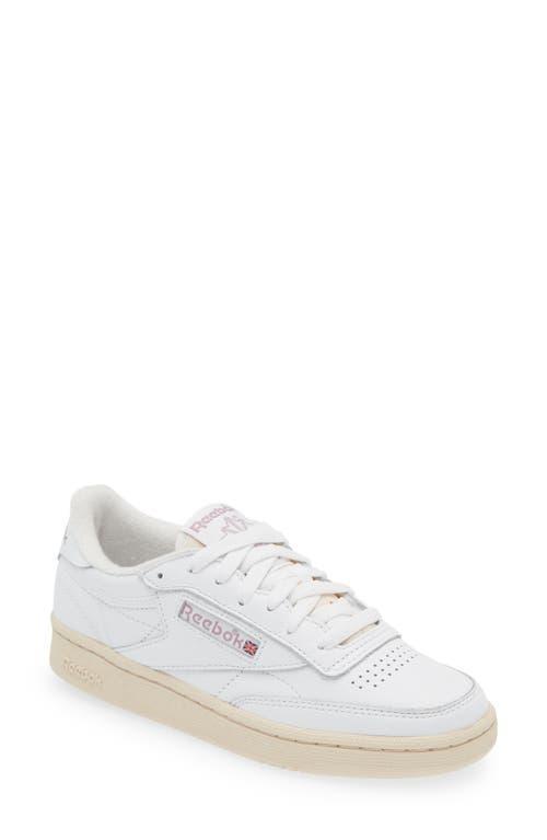 Reebok Womens Club C 85 - Running Shoes Chalk/Paperwhite/Glen Green Product Image