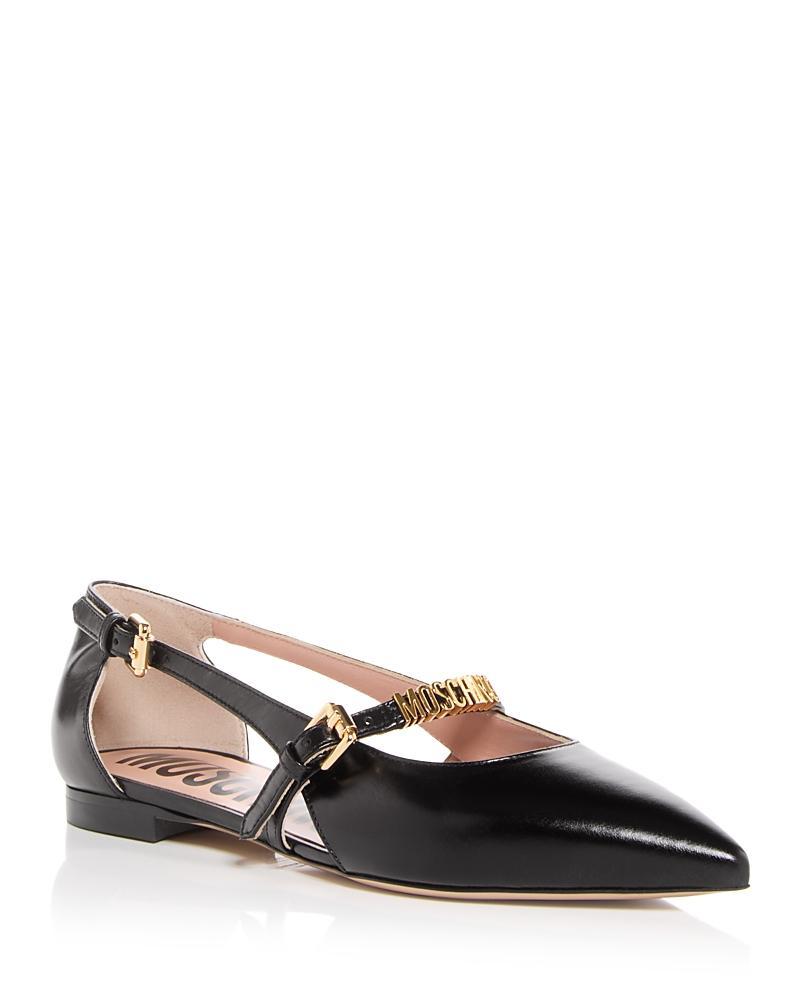 Moschino Womens Pointed Toe Flats Product Image