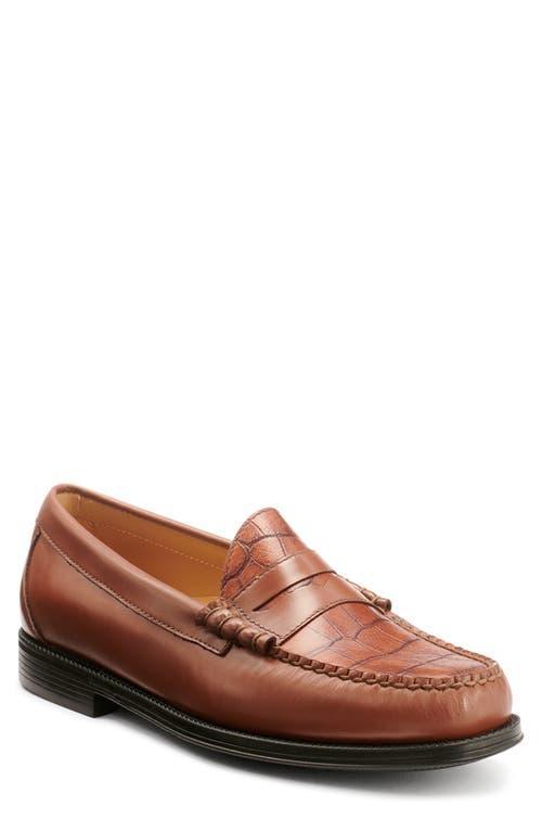 G.H. Bass Mens Larkin Tassel Brogue Leather Weejun Loafers Product Image