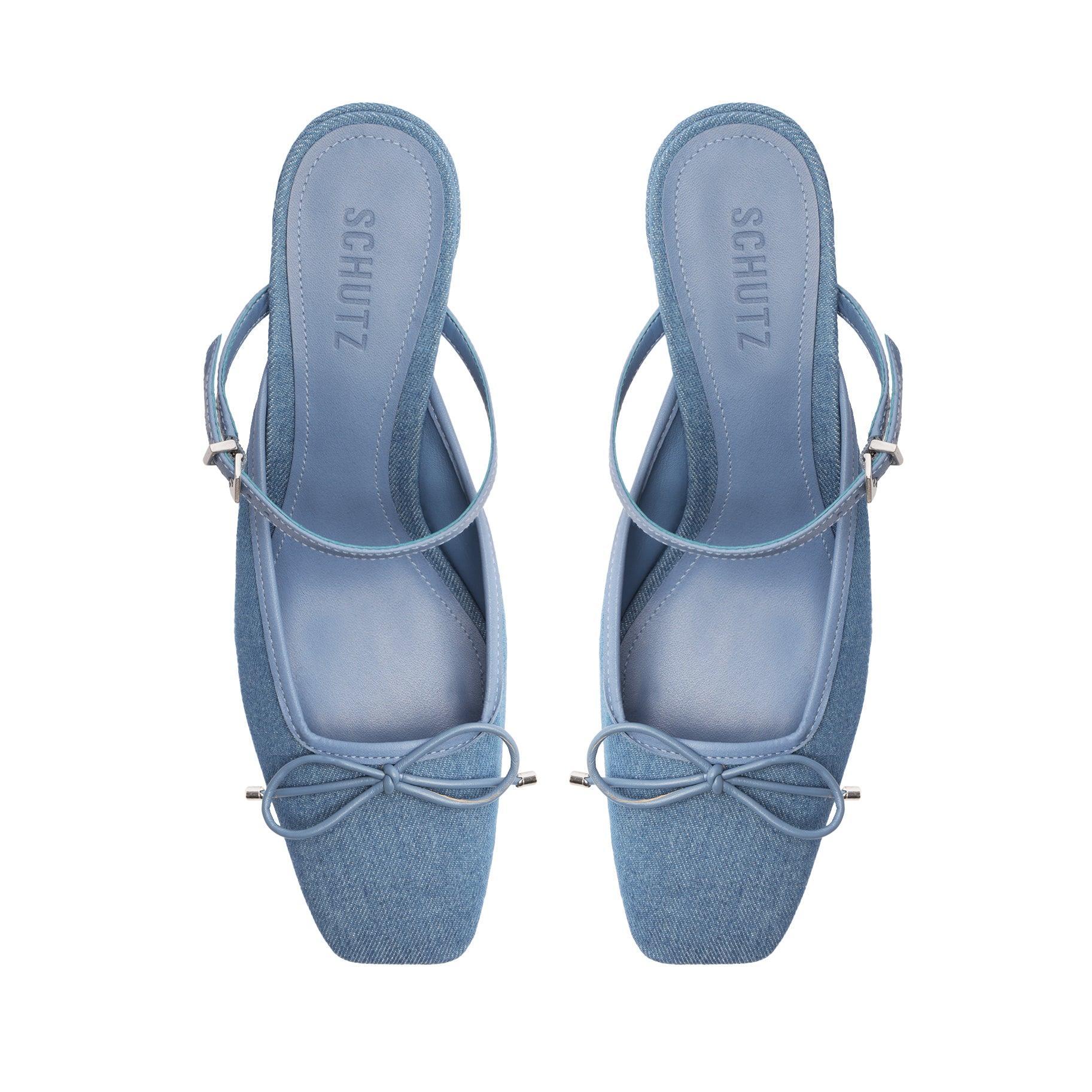 Arissa Denim Block Mule Female Product Image