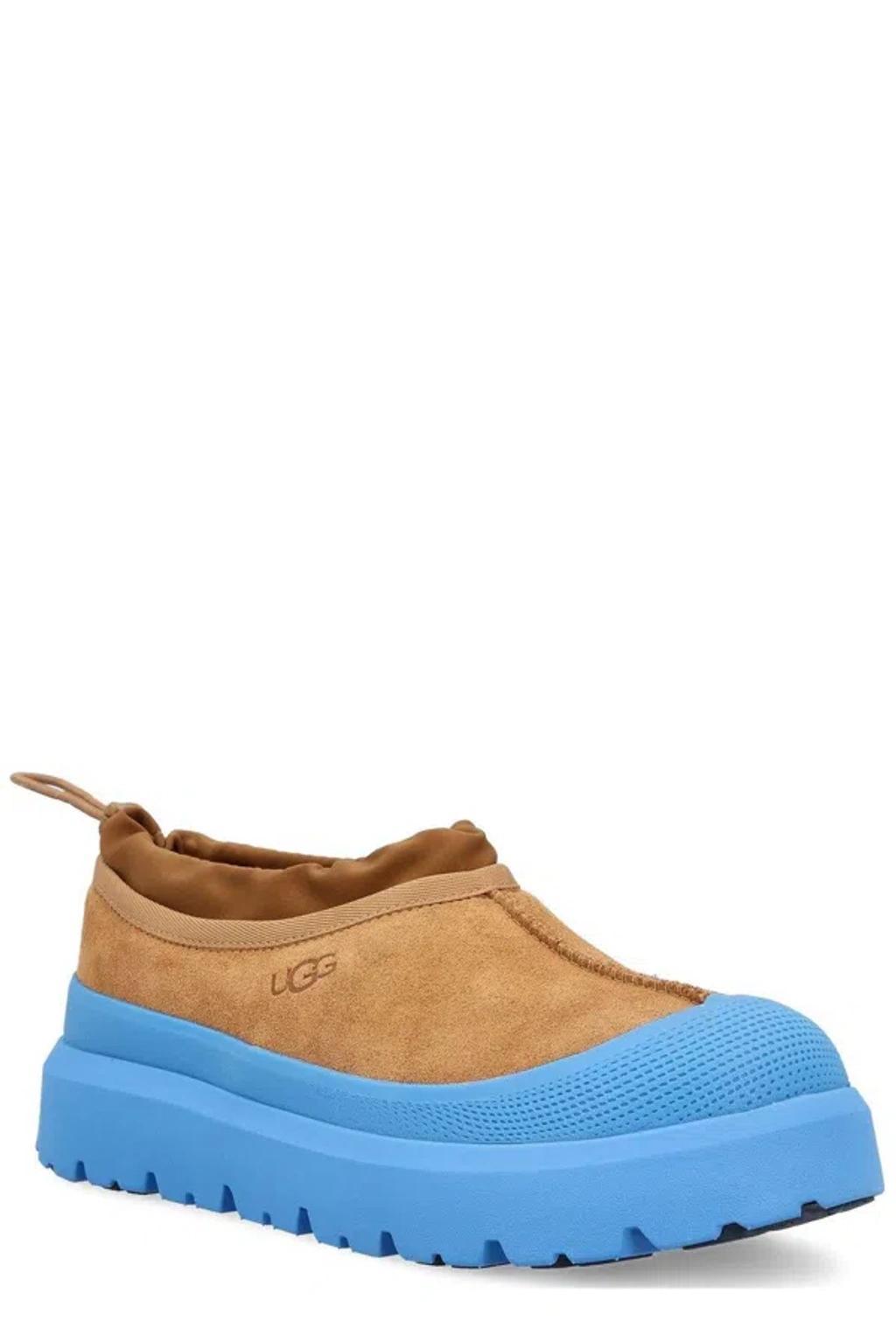 UGG Tasman Weather Hybrid Galosh Loafers In Chestnut/blue Product Image