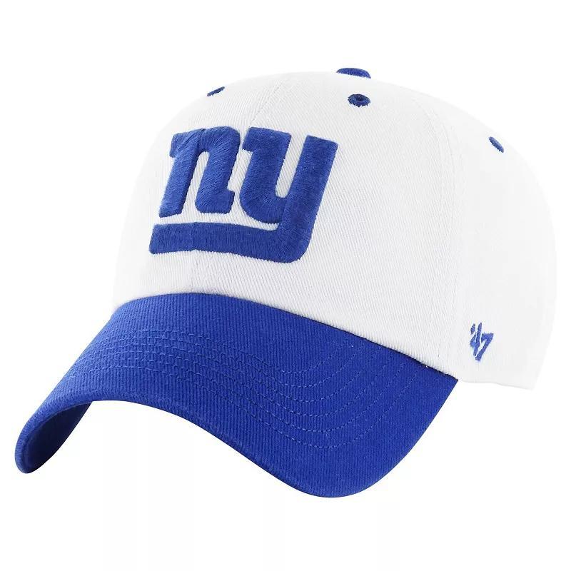 Mens 47 /Royal New York Giants Double Header Diamond Clean Up Adjustable Hat Product Image