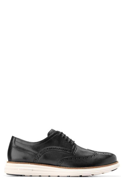 COLE HAAN Men's Øriginal Grand Remastered Wingtip Oxford Shoes - Black Size 9 Product Image