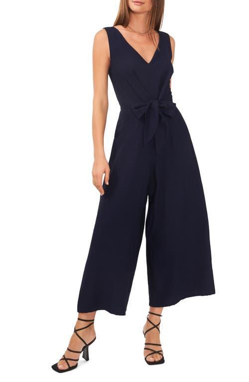 Vince Camuto Tie Front Wide Leg Jumpsuit Product Image