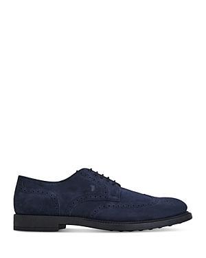 Tods Mens Bucature Forma Wingtip Derby Dress Shoe Product Image
