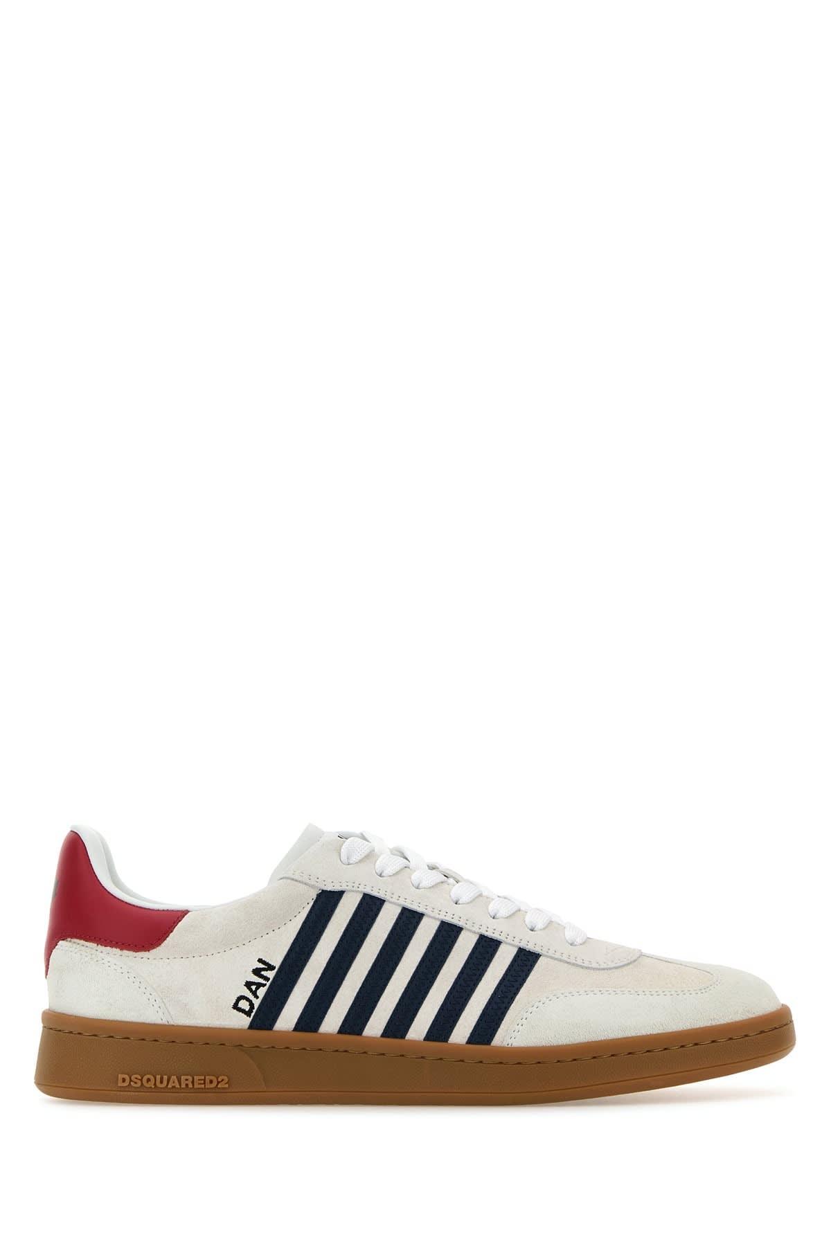 DSQUARED2 Sneakers In Whitebluered Product Image