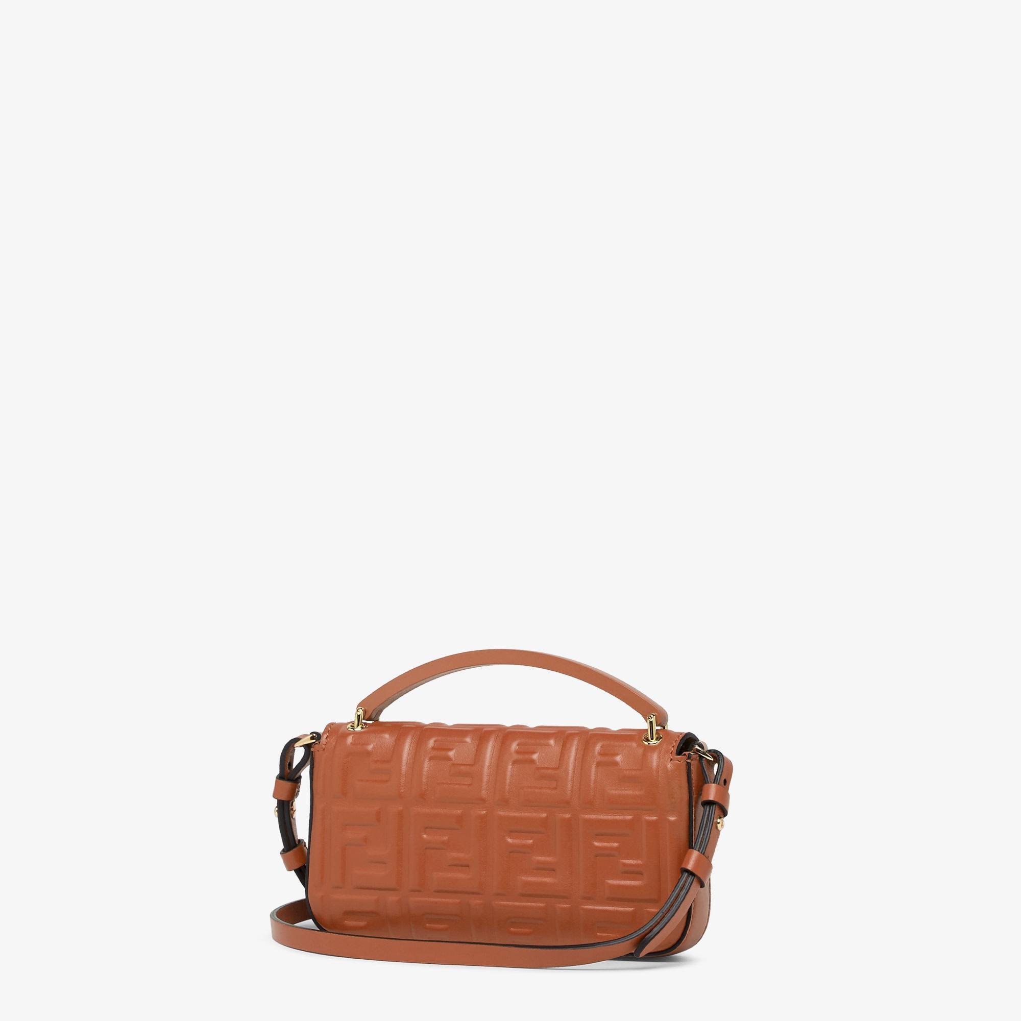 Baguette Phone PouchBrown nappa leather pouch Product Image