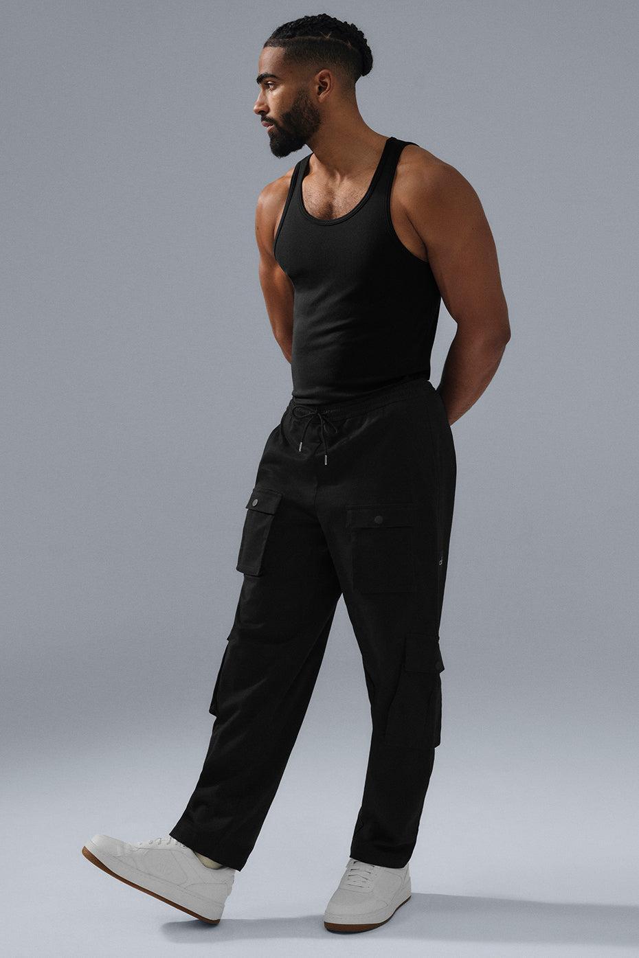 Everyday Modal Rib Tank - Black Male Product Image