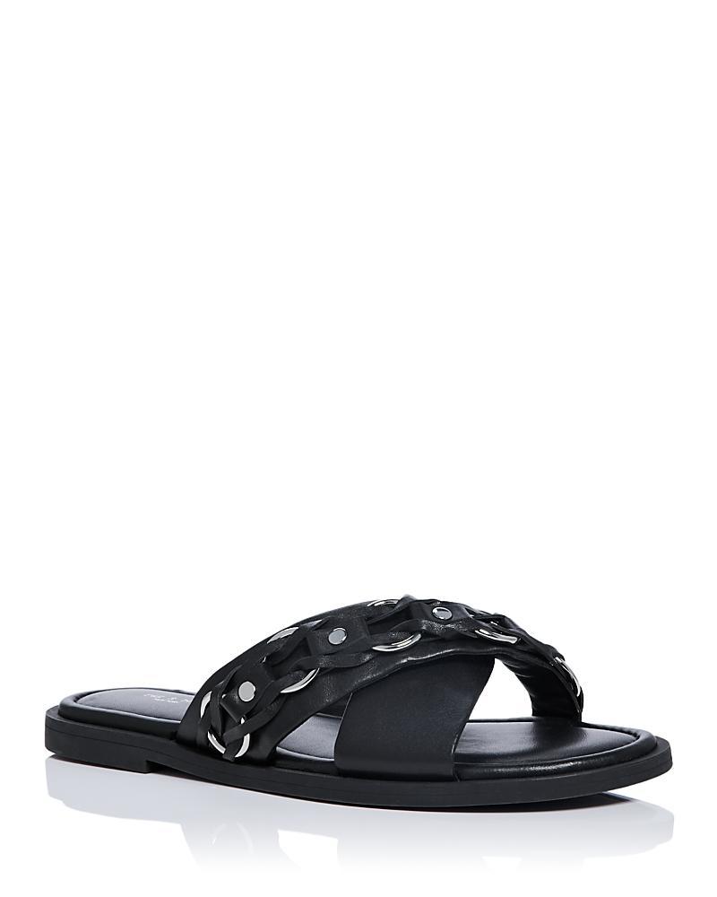 rag & bone Womens Geo Chain Crisscross Sandals Product Image