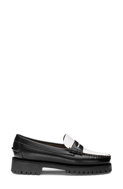 Dan Casual Lug-Sole Penny Loafers Product Image