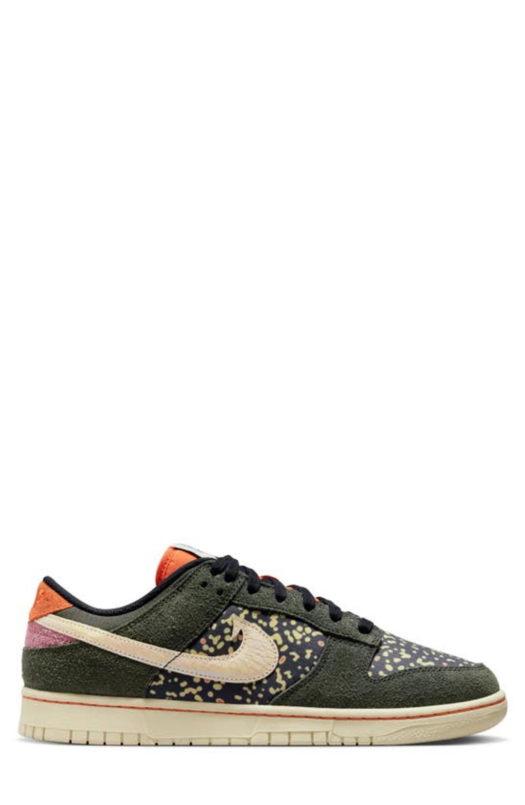 Dunk Low Retro Se Rainbow Trout Casual Shoes In Green Product Image