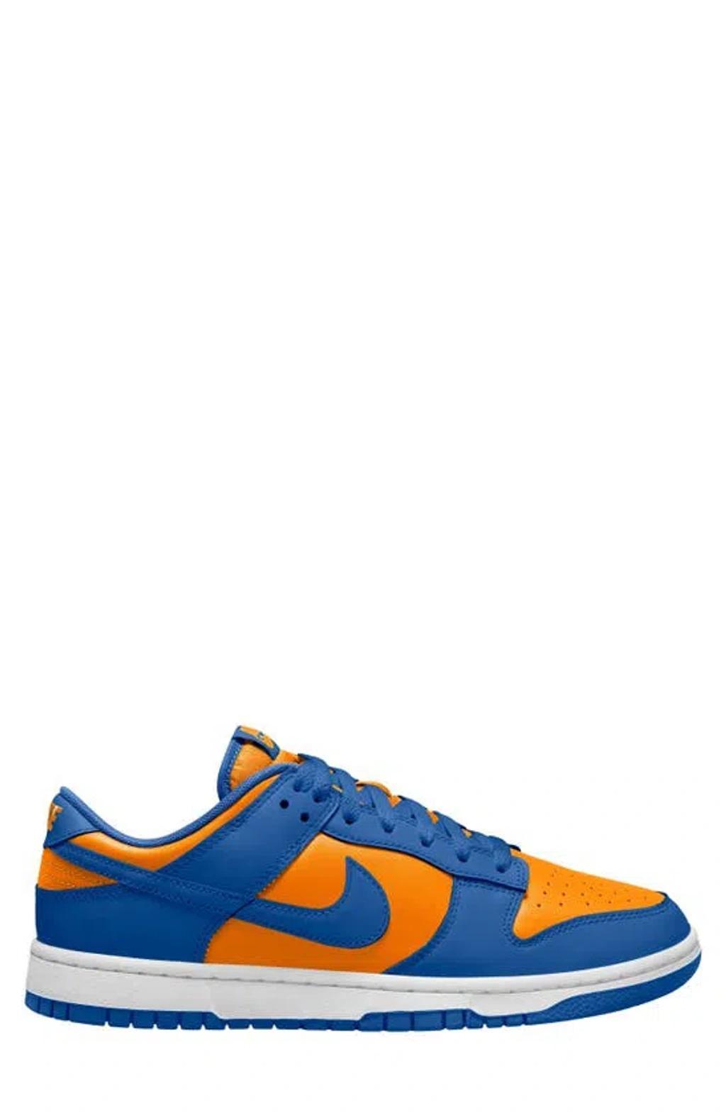 NIKE Dunk Low Retro Sneaker In Bright Ceramic/team Royal/university Red Product Image