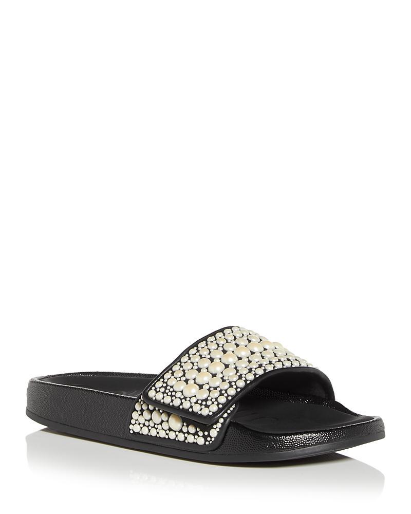 Jimmy Choo Fitz Embellished Pool Slide Product Image