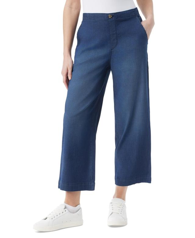 Womens Gloria Vanderbilt Wide Leg Crop Jeans Product Image