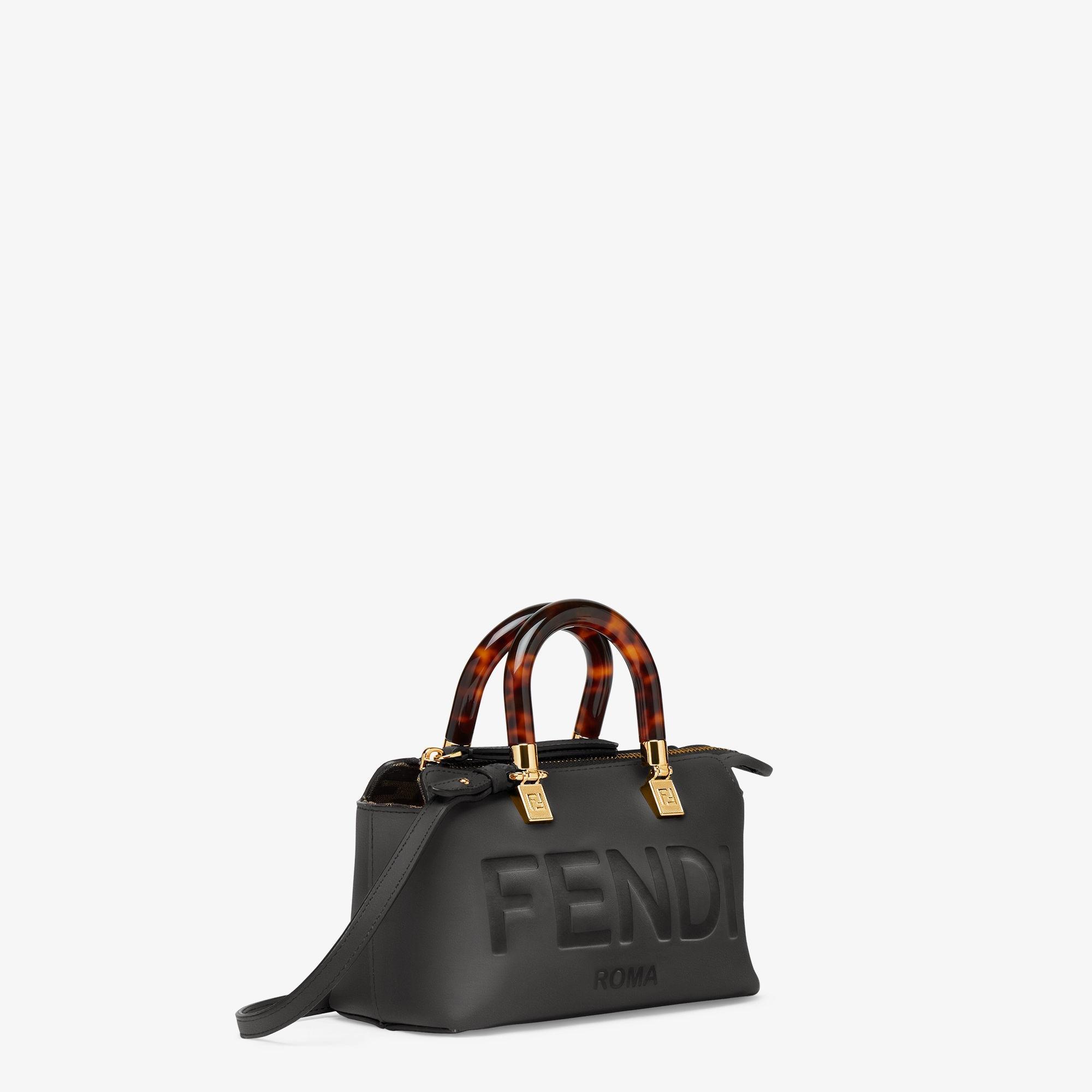 By The Way MiniSmall black leather Boston bag Product Image