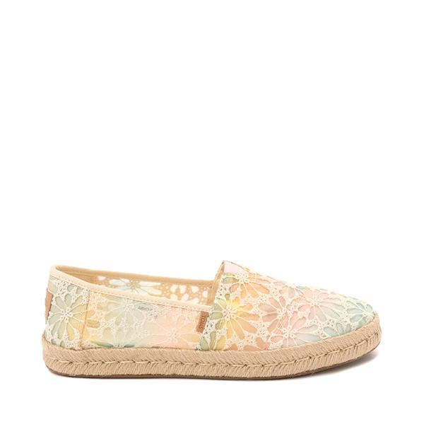 Womens TOMS Alpargata Rope 2.0 Slip-On Casual Shoe Ombre / Floral Product Image