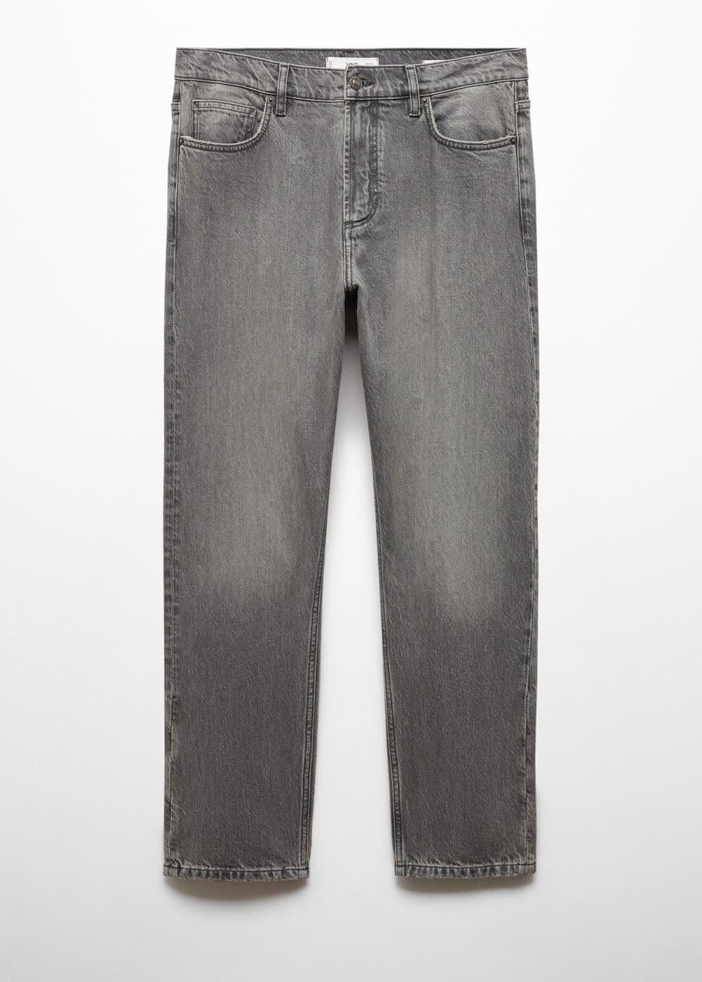 MANGO MAN - Ben tapered cropped jeans denim greyMen Product Image